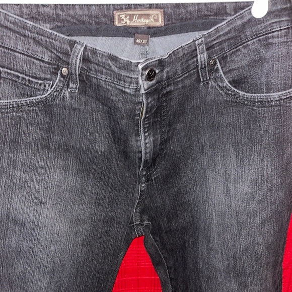 Men’s Size ( 40 / 32 ) 34 HERITAGE JEANS - Picture 2 of 5